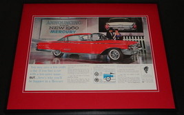 Introducing 1960 Mercury Framed 16x20 ORIGINAL Vintage Advertisement Dis... - £54.52 GBP