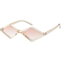 Retro Geometric Diamond Shape Sunglasses  - £8.35 GBP