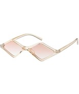 Retro Geometric Diamond Shape Sunglasses  - £8.35 GBP