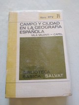 Vila Valenti Capel Field &amp; City Geography 71 Salvat Library 1970 BOOK AM... - $13.21