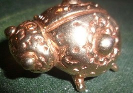 Vintage Brass  Beetle Lady Bug Pin Brooch EUC - €6,05 EUR