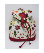  Tapestry Small BackPack   Hummingbird Floral - Beige Color Front Buckle... - $1,166.73 MXN