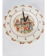 Royal Doulton The Bunnykins Teaching Clock, Wall Clock, 8&quot; Diameter - £20.57 GBP