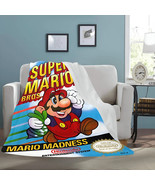 Super Mario Bros 2 Micro Fleece Blanket Style Retro NES Box Nintendo 50&quot;... - £38.90 GBP