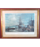 1975 John Stobart Lithograph 80/750 San Francisco Vallejo Street Wharf i... - €554,40 EUR