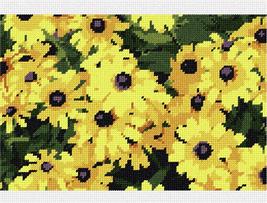 Pepita Needlepoint Canvas: Black Eyed Susan, 10&quot; x 8&quot; - £41.51 GBP+