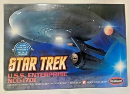 STAR TREK U.S.S. Enterpise NCC-1701 Polar Lights 1:1000 Model Kit -2008 - £24.02 GBP