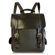 Fashion Women Backpack PU Leather School Bag Vintage Large Schoolbag For Teenage - £48.65 GBP