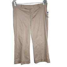 Gap Capris Khaki 10 Modern Fit Cropped Cuffed Stretch New - $29.00