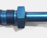 Male AN8 Bulkhead to Male 1/2&quot; Male Hose Nipple Barb Fitting BLUE - $10.00