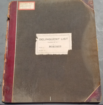Delinquent List Taxes of Nokomis 1912 Hillsboro Illinois Plat Map Montgomery Cty - £37.60 GBP