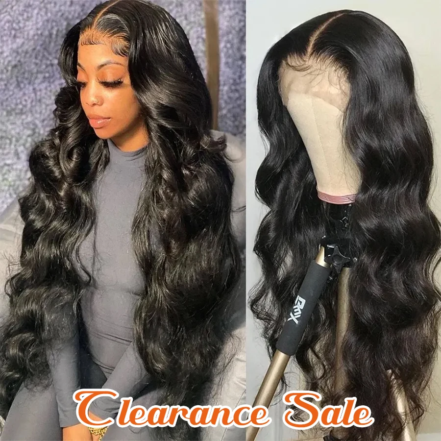 13x4 T Part Body Wave Lace Front Wig Transparent Lace Frontal Wig Human Ha - $63.29+