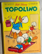 Walt Disney TOPOLINO #1143 (1977) Italian language comic book digest VG - £11.65 GBP