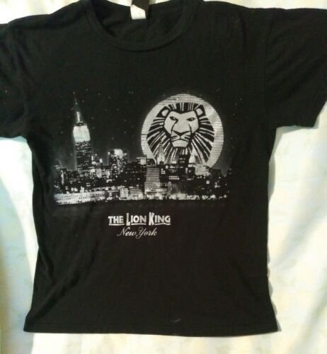 Primary image for Disney The Lion King Broadway New York T shirt  Black Sz M/l