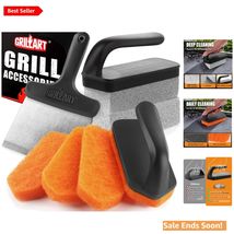 Blackstone Griddle Cleaning Kit with Stones Scraper Pads Handle for Rust... - $43.51