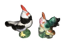 Vintage Set Of 2 Rooster Figurines - £16.64 GBP
