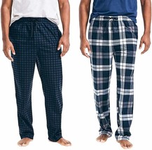 Nautica Men’s Fleece Lounge Pants, Stormy Grey , 2-Pack, Size XXL - £19.71 GBP