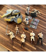 Mixed LOT of Star Wars 3.75&quot; Action Figures, CommTech Chips, Stap 1997 1... - £26.90 GBP