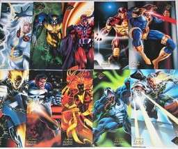 FlairPrints Set of 10 Marvel Comics Characters Fleer Cards 1994 MINT NEW UNUSED - $48.26