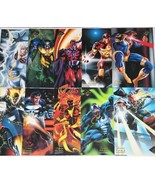 FlairPrints Set of 10 Marvel Comics Characters Fleer Cards 1994 MINT NEW... - £37.73 GBP