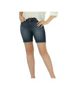 Lee Women&#39;s Midrise Bermuda- Adjustable Cuff Denim Shorts Influx Size 20M - £17.98 GBP