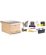 Little Giant 10-Frame Deluxe Beginner Hive Kit Premium Beekeeping Starte... - $305.95