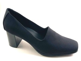 Aerosoles Midnight Black Stretch Mid Heel Pump - $79.00