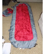 Vent  20°F Gray/Maroon Sleeping Bag EUC - £32.60 GBP