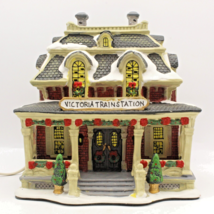 Christmas Village Danbury Pointe Train Station Victoria Holiday Inspiration 2007 - £19.81 GBP