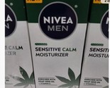 NIVEA MEN Sensitive Calm Moisturizer Hemp Seed Oil and Vitamin E, 2.5 Oz... - $22.00