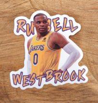 Russell Westbrook Sticker La Lakers Basketball Laptop Chromebook Folder Nba - £1.39 GBP