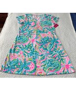 Lilly Pulitzer Women&#39;s V Neck Dress Multicolor Print Size S/M NWOT - $29.98
