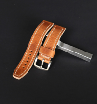 Handmade Horween leather watch strap 18-26mm Brown, Premium wrist watch ... - $85.00