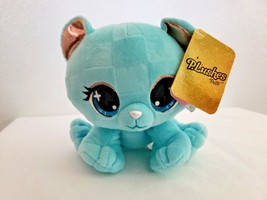 Gund P. Lushes Designer Fashion Pets Audrey Park Cat Plush Stuffed Animal Blue  - £11.59 GBP