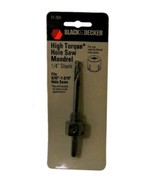 Black &amp; Decker 71-309 High Torque Hole Saw Mandrel 1/4&quot; Shank - $13.26
