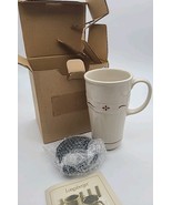Longaberger Travel Mug Woven Traditions Heritage RED Single 3176590 New ... - $18.53
