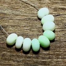 9pcs Natural Opal Smooth Rondelle Beads Loose Gemstone Size 6mm Weight 8... - $6.79