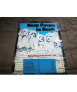 DEEP PURPLE IN ROCK / DOWN POSTER 75X55 CM  ONE POSTER TWO SIDES  75x55 ... - £25.45 GBP