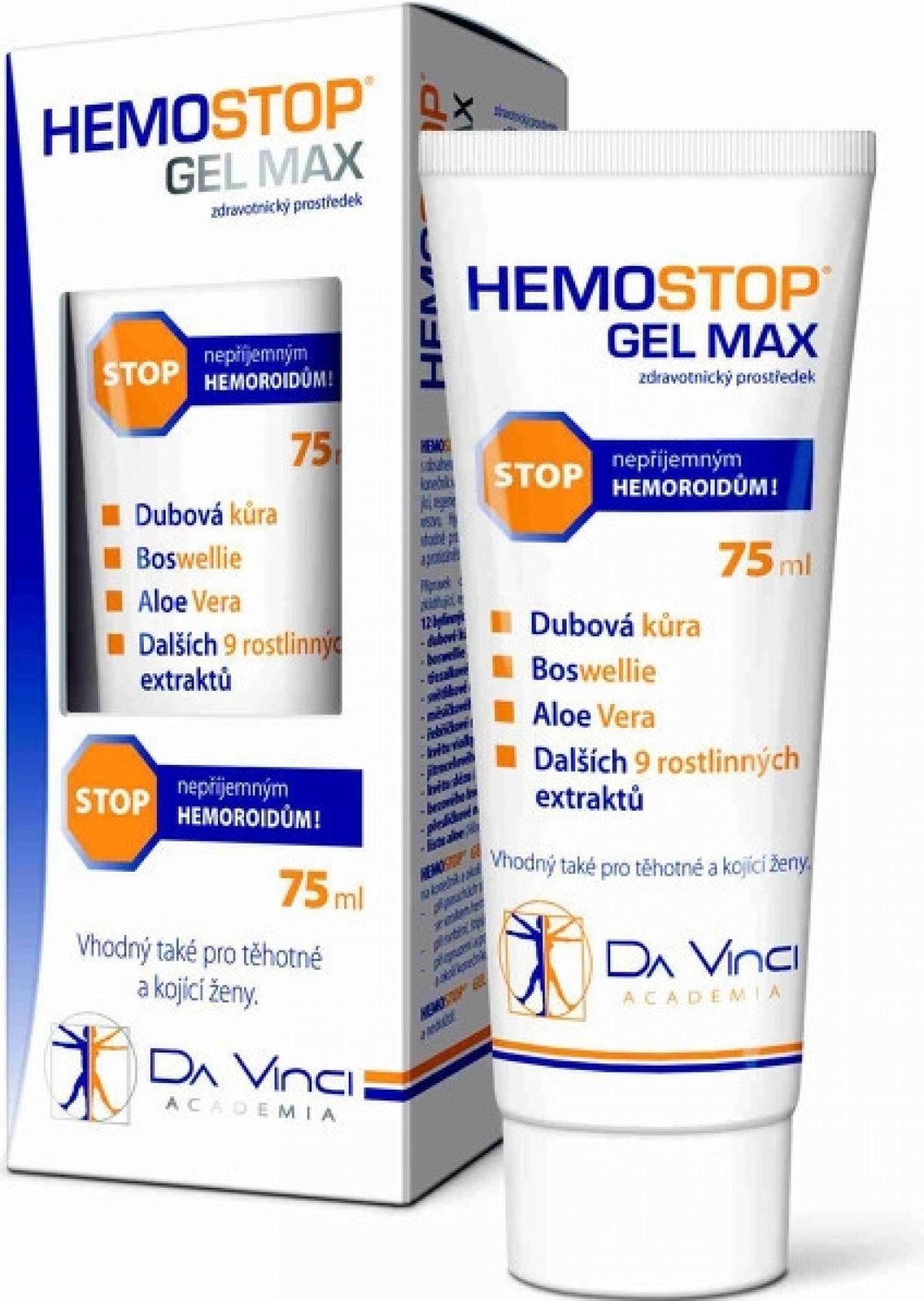 HemoStop GEL MAX - DA VINCI hemorrhoid stop 75 ml -effective against hem... - $19.95