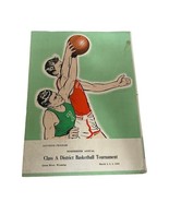 1950 PROGRAM WYOMING HIGH SCHOOL STATE BASKETBALL TOURNAMENT CLASS A DIS... - $20.00