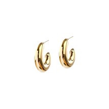 Marlyn Schiff C Shaped Hoops Earrings Size One Size - $1,289.07 MXN