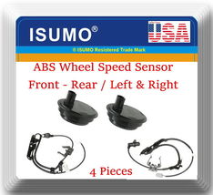 4 Abs Speed Sensor Front - Rear Left & Righ For Toyota Avalon 05-12 Camry 06-11 - £33.81 GBP