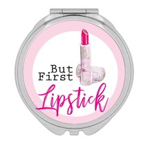 First Lipstick : Gift Compact Mirror Makeup Woman For Her Fashionista - £10.21 GBP