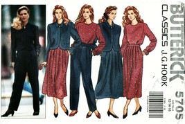 Misses COORDINATES Vintage 1991 Butterick Pattern 5705 Sizes 12-14-16 UNCUT - £11.58 GBP