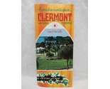 Vintage Clermont Lake County Florida Brochure Pamphlet - $35.63