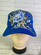 Cliff Raven Artwear Floral Hardy Tattoo Embroidered Mesh Back Snapback Hat Cap - £24.64 GBP