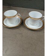 Pair Noritake Signature Gold Cups and Saucers - $14.99