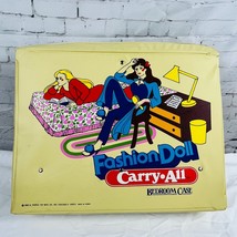 1987 Large Fashion Doll Carry All Fold Down Bedroom Case Pierce Toy - £25.53 GBP
