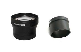 Tele Telephoto Lens + CLA11 Tube adapter Bundle for Olympus SP590UZ SP590 - £21.04 GBP
