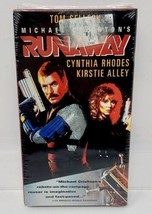 Runaway (VHS, 1996) New Watermark Tom Selleck Kirstie Alley Michael Crichton  - £40.17 GBP